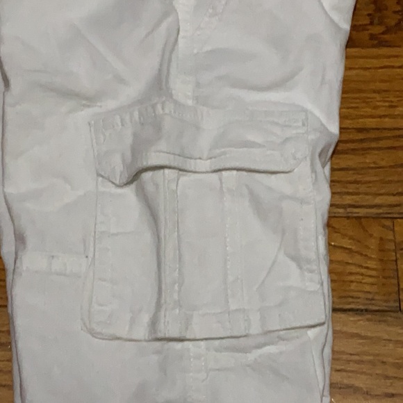 Gymboree ❤️ Kid's White Belt Looped Cargo Pocket Shorts Size 5 Year (NWT) - Picture 8 of 9